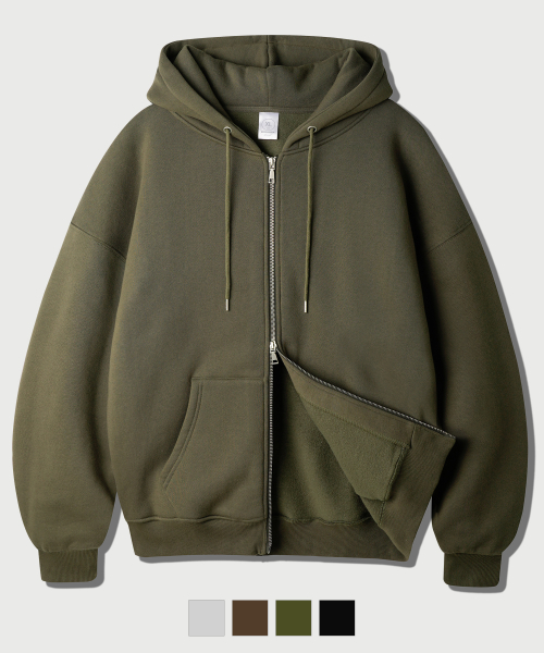 [2PACK] Netro Overfit Hoodie Zip Up ISHD2682