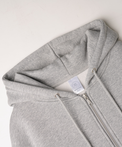 Netro Overfit Hoodie Zip Up Gray ISHD2682