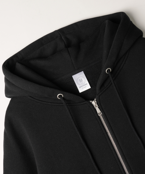 Netro Overfit Hoodie Zip Up Black ISHD2682