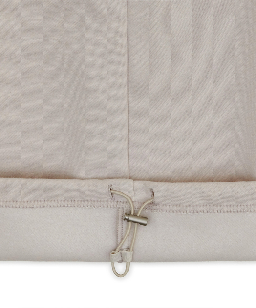 Fleece skirt jogger pants (Pink gray)