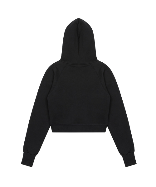 LUVISTRUE X MEANINGLESS SLIMFIT HOOD ZIPUP(BLACK)
