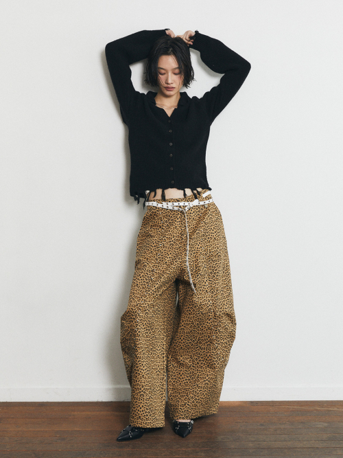 Cotton Balloon Pants_Leopard