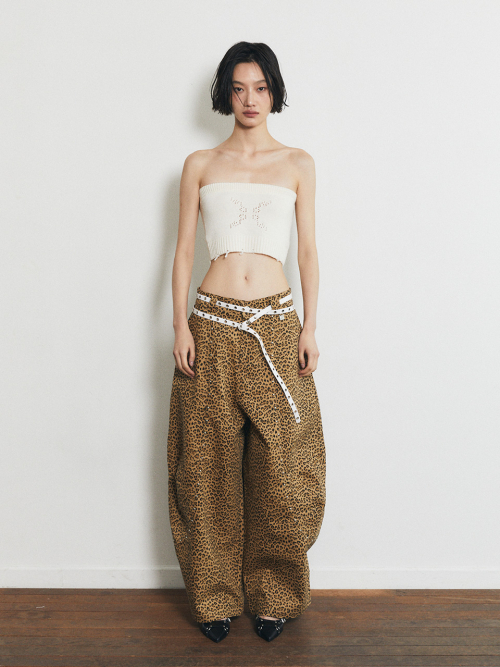 Cotton Balloon Pants_Leopard