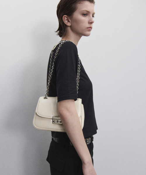 PADDED MINI CHAIN BAG_2COLORS