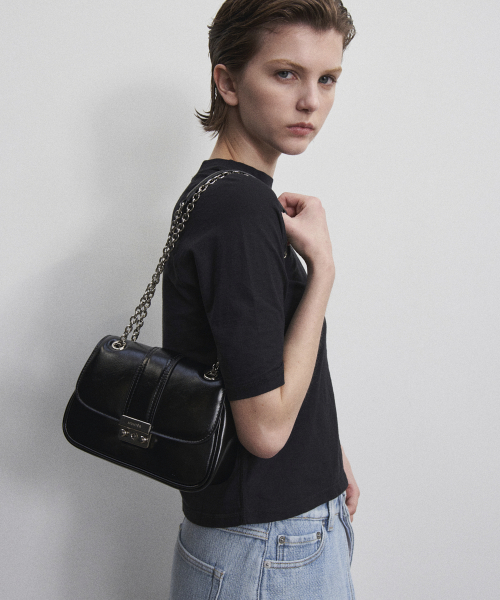 PADDED MINI CHAIN BAG_2COLORS
