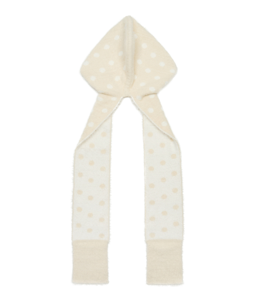 EV DOT HOOD MUFFLER(CREAM)