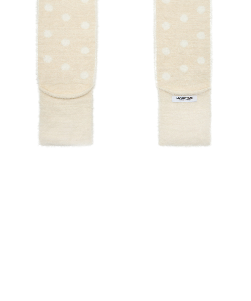 EV DOT HOOD MUFFLER(CREAM)