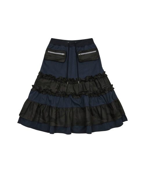 EV POCKET SKIRT(NAVY)