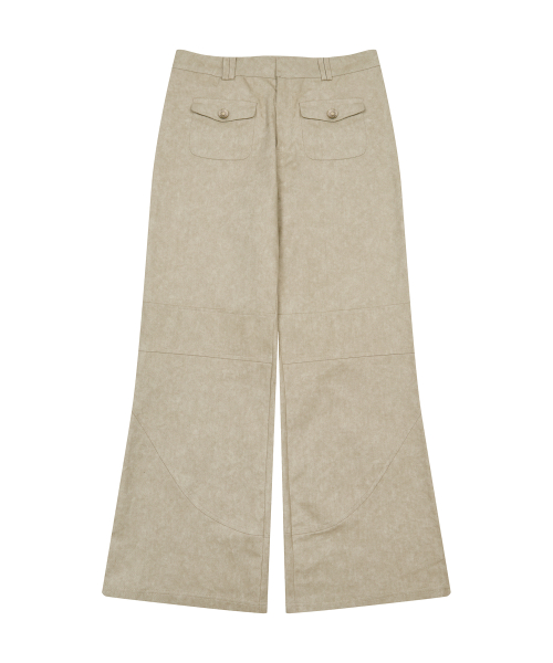 EV STITCH POCKET PANTS(BEIGE)