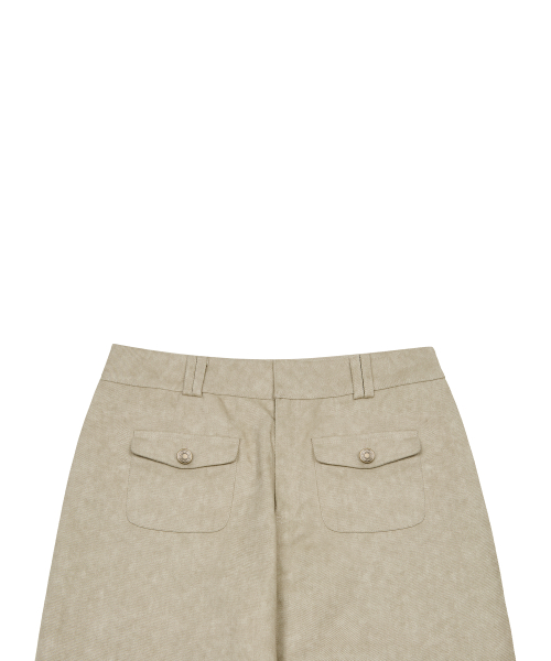 EV STITCH POCKET PANTS(BEIGE)