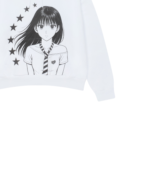 EV STAR GRAPHIC HOODIE(WHITE)