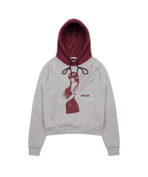 EV ANGEL HOOD TEE(GRAY)