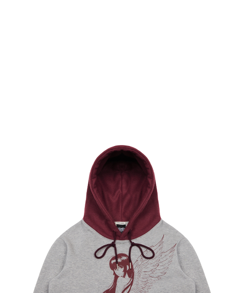 EV ANGEL HOOD TEE(GRAY)