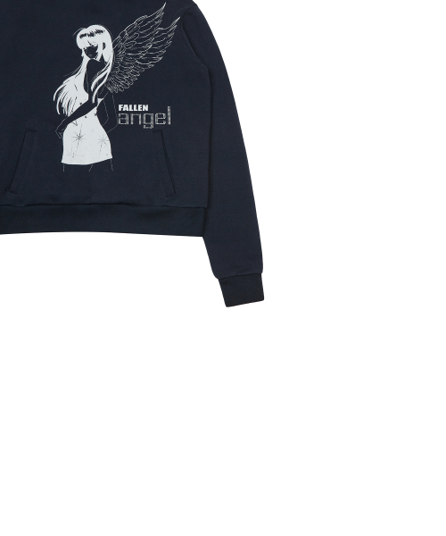 EV ANGEL HOOD TEE(NAVY)