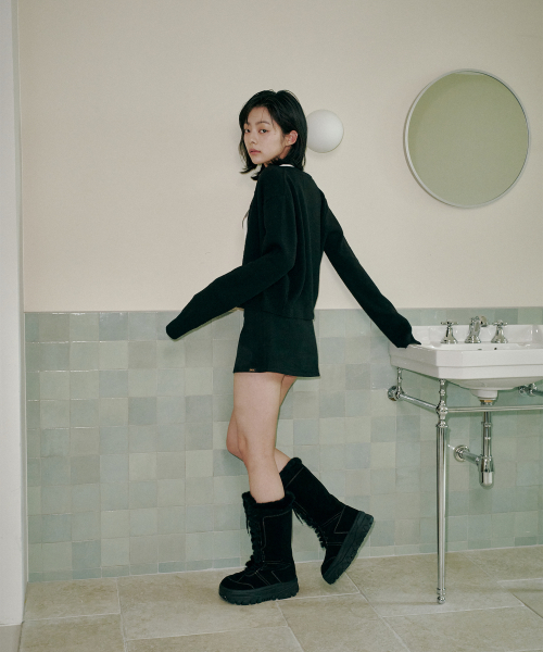 Eskie platform fur boots