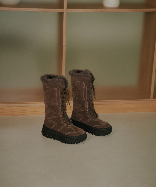 Eskie platform fur boots