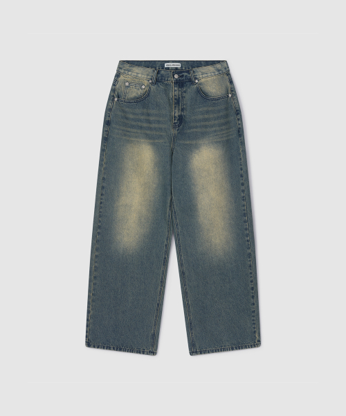 Lizard Denim Pants (Brown)