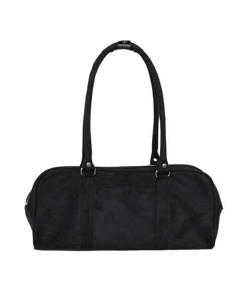 Bow Pottie Bag (Suede Black)