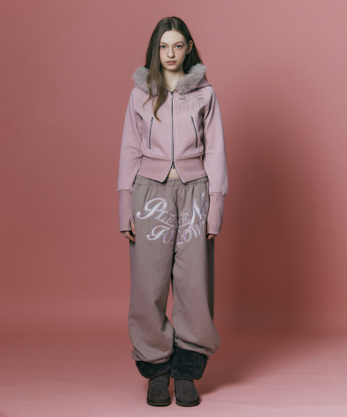 Mami Wide Sweat Jogger (Mocha Mousse)