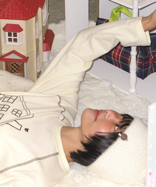 RR HOUSE STITCH RAGLAN LONG SLEEVE BUTTER