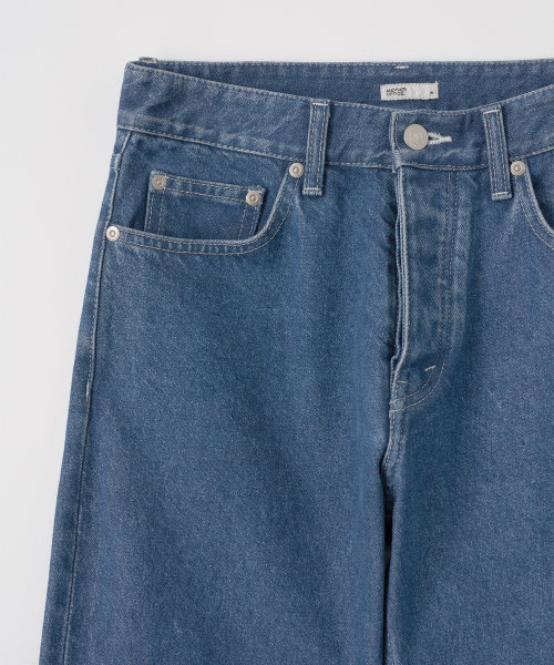 w. Charlotte Straight Denim Pants (Blue)