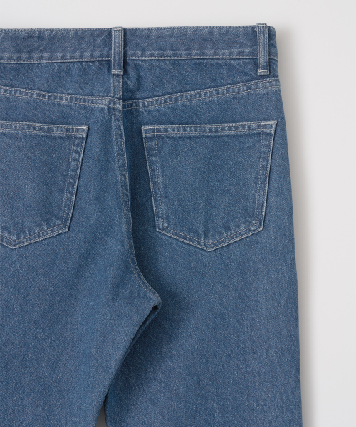 w. Charlotte Straight Denim Pants (Blue)