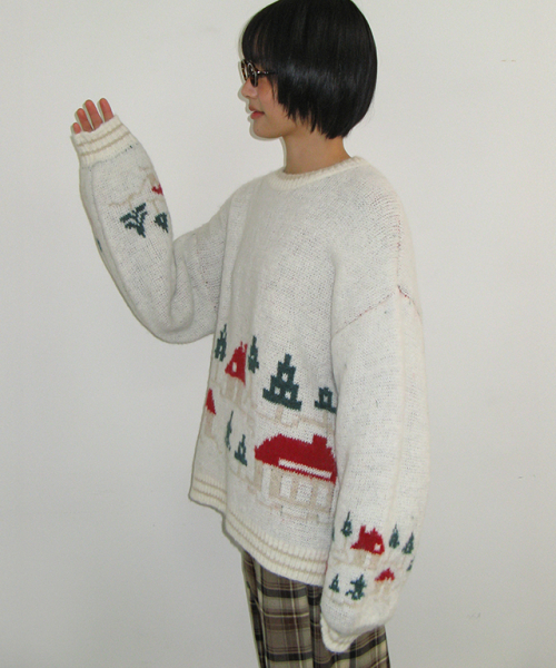 SNOW VILLAGE KNIT PULLOVER IVORY