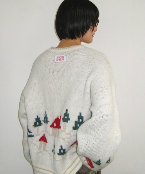 SNOW VILLAGE KNIT PULLOVER IVORY