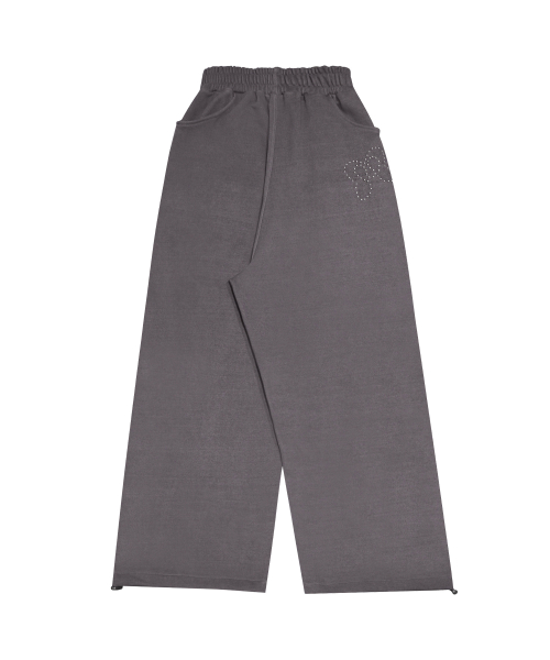 SYMBOL STUD PIGMENT SWEAT PT CHARCOAL