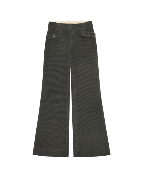 FLOWER LOW CODUROY PT CHARCOAL