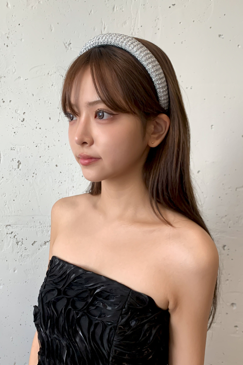 Silver Tweed Hairband