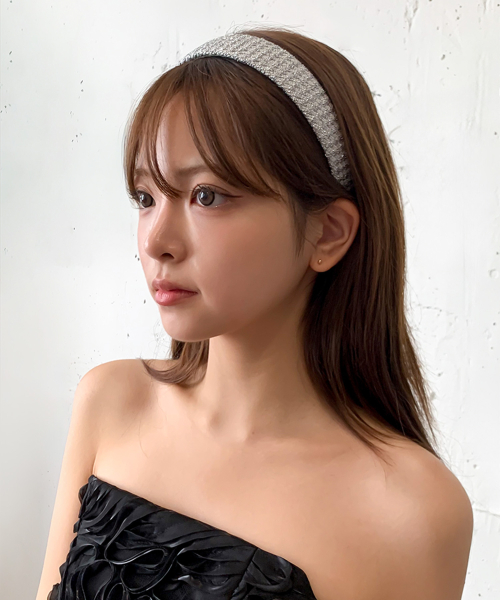 Silver Tweed Hairband