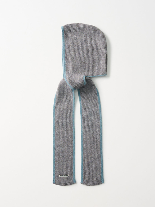 Line Around Muffler Balaclava (Gray)