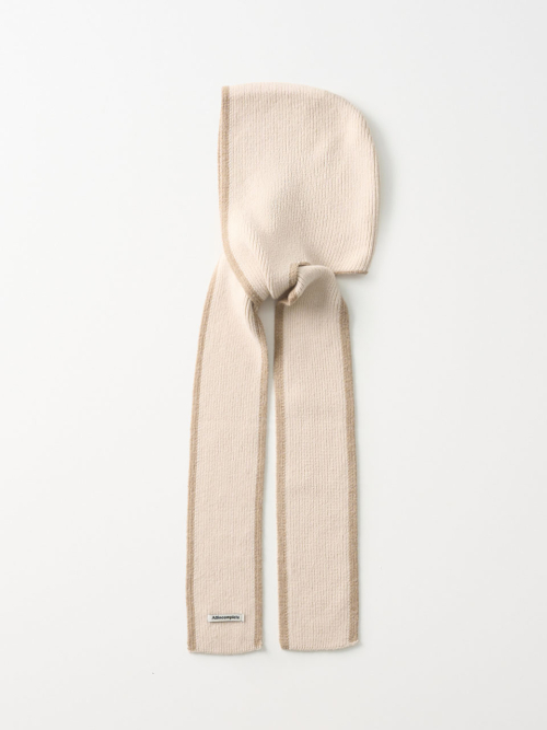 Line Around Muffler Balaclava (Ivory)