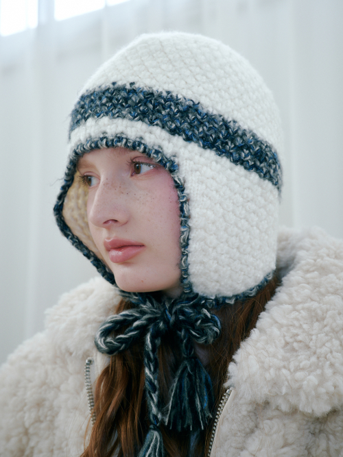 Blended Line Earflap Beanie