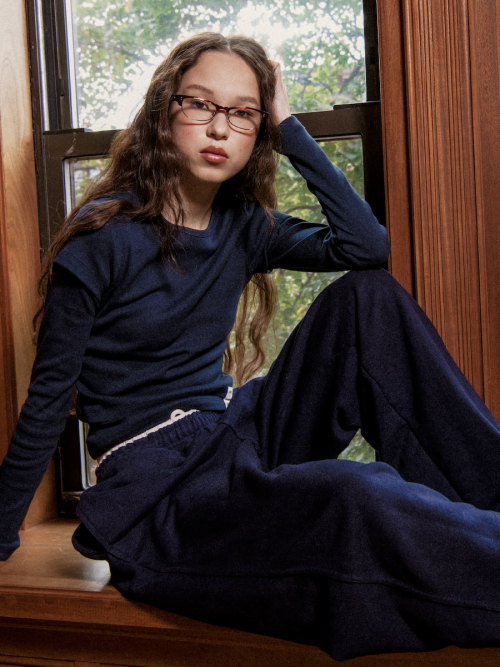 G CLASSIC LONG SLEEVE (NAVY)