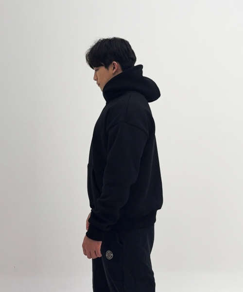 헤비 고중량 이중지 후드티셔츠
