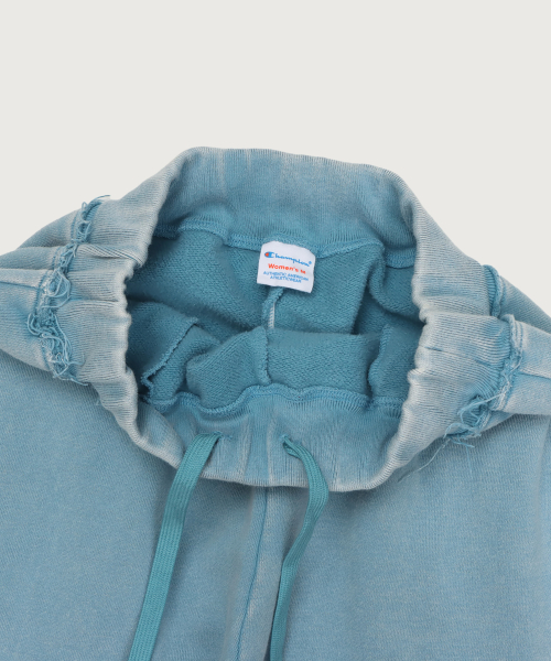 여성 빈티지 워싱 기모 스웨트 팬츠 Wash Blue
