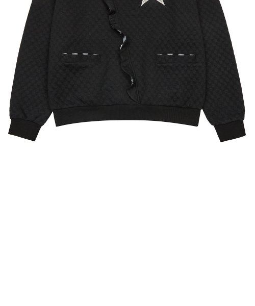 EV STAR HOOD TEE(BLACK)