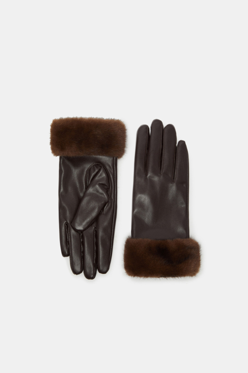 Fur Trim Gloves_RCHAX25642BRD