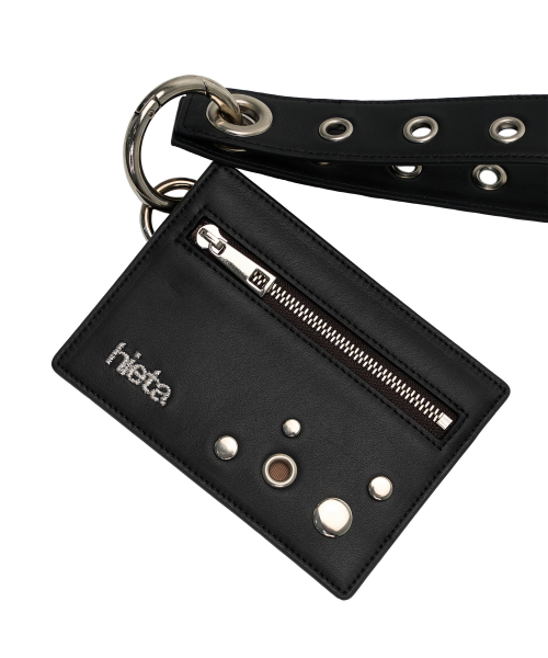 Zoey Wallet Keyring / Black