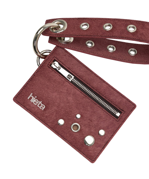 Zoey Wallet Keyring / Pink