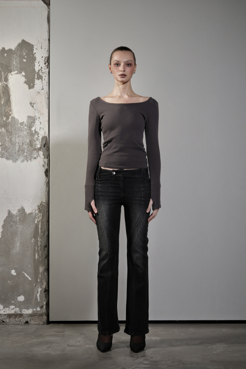 SCULPT DENIM PANTS