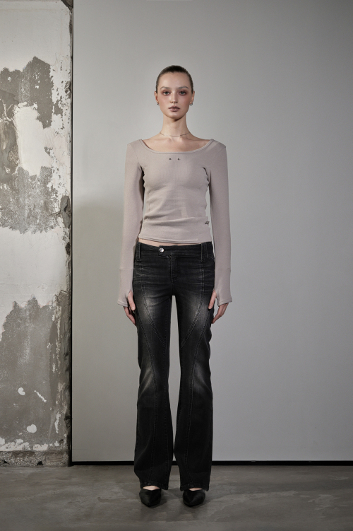 SCULPT DENIM PANTS