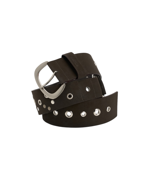 Carrie Stud Belt / Brown
