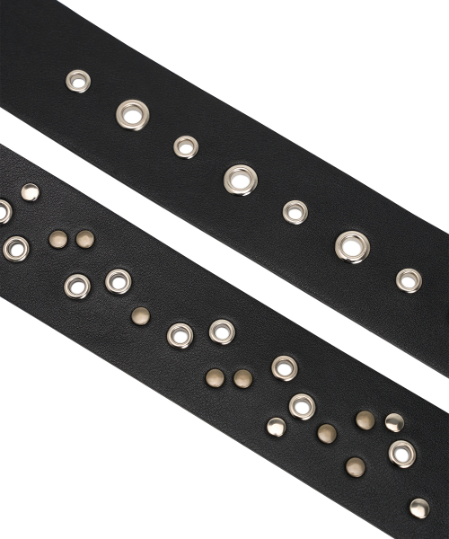 Carrie Stud Belt / Brown