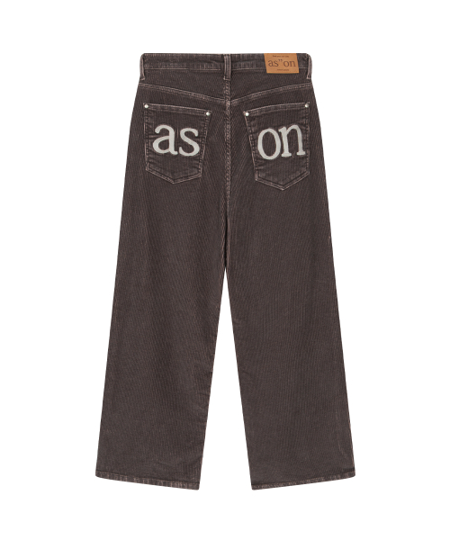 MOSS CORDUORY PANTS / VIOLET BROWN