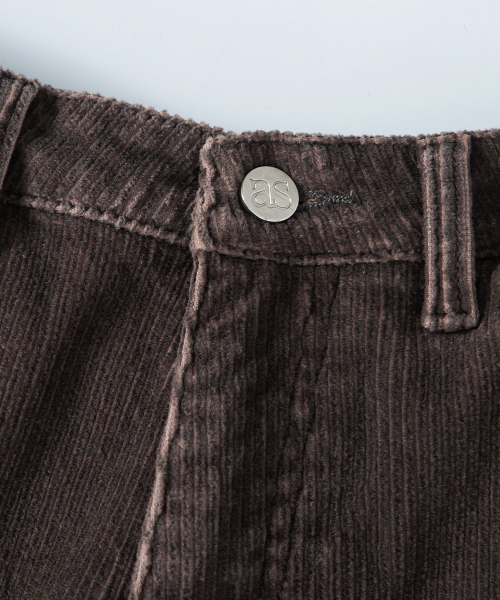 MOSS CORDUORY PANTS / VIOLET BROWN