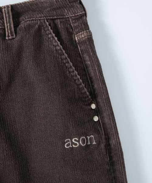 MOSS CORDUORY PANTS / VIOLET BROWN