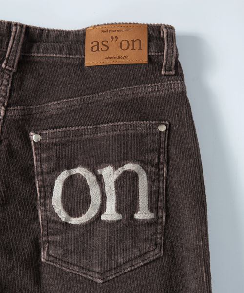 MOSS CORDUORY PANTS / VIOLET BROWN